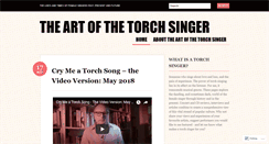 Desktop Screenshot of cry-me-a-torch-song.com